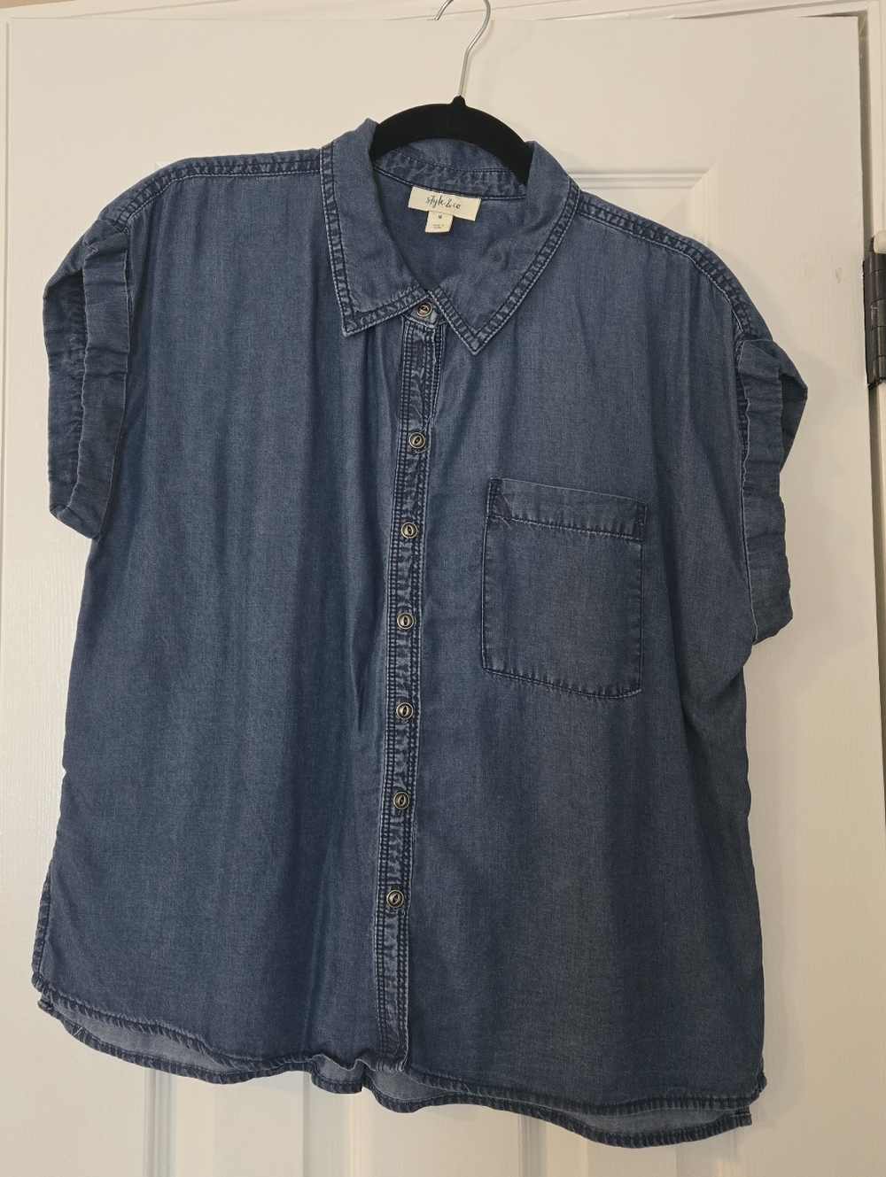 Style & Co. Blue Denim Shirt